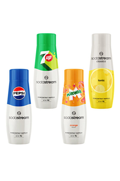Other Siropuri SODASTREAM Pepsi + 7UP + Mirinda + Tonic pentru dozatoare de sifon 4 buc.