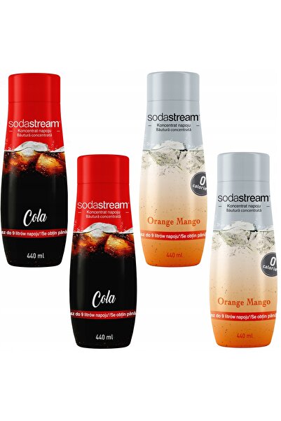 Other Set de 4 concentrate SodaStream 2x (Cola+Portocală-Mango)