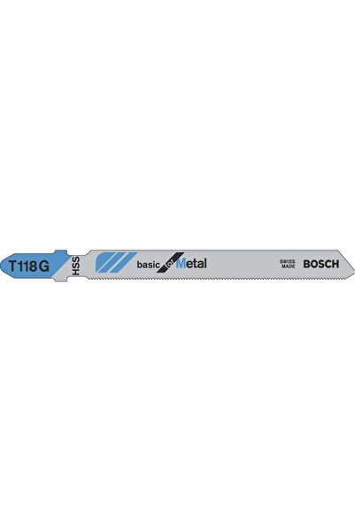 Bosch JIGSAW BLADE T118G 5 pcs METAL
