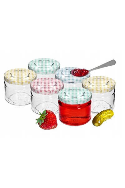 Other Borcane de dulceață cu capac, 6 buc., 330 ml