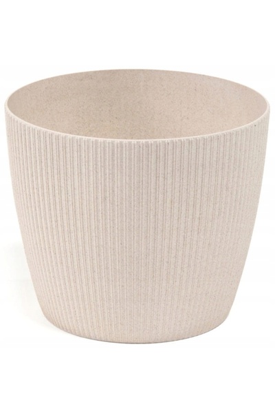 Other Ghiveci Magnolia Jumper, capac din plastic alb, 19 cm