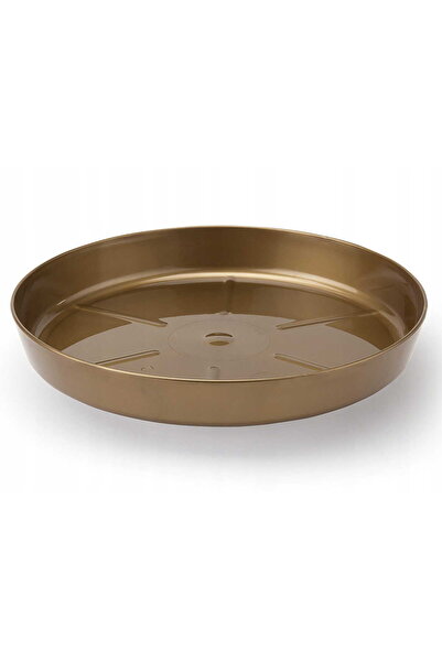 Other Farfurie metalică aurie pentru ghiveci, 197x29 cm, plastic