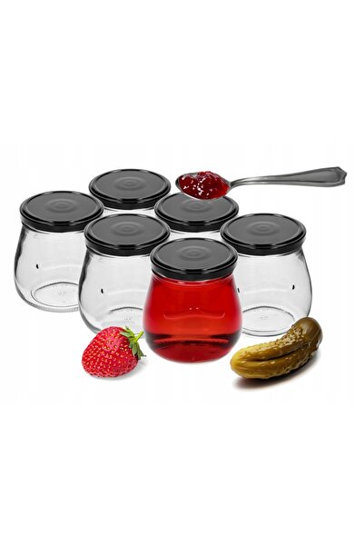 Other Preserve jars with black lids, 6 pcs, 500 ml