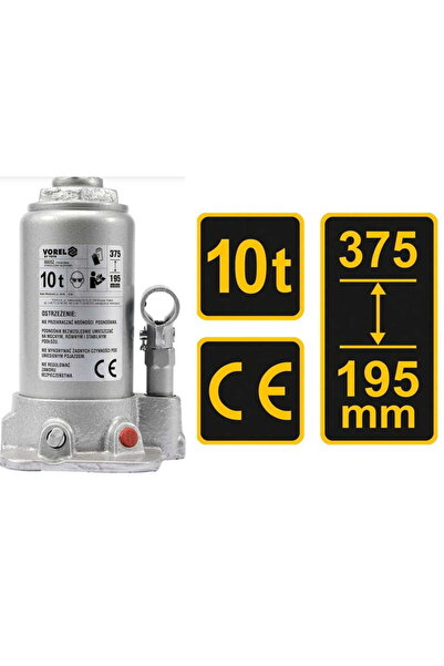 Other CRIC PISTON HIDRAULIC VOREL 10T 195-375mm 80052
