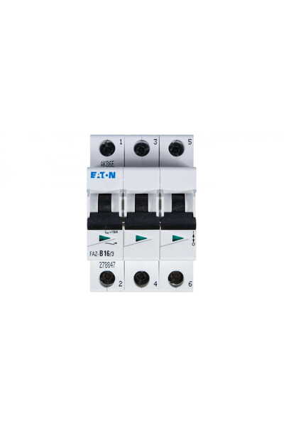 Eaton Întrerupător 3P B 16A 15kA AC FAZ B16/3 278847