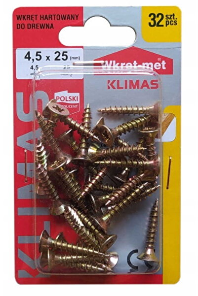 Other Șuruburi pentru lemn călit 45x25mm 32 buc PZ2 auriu