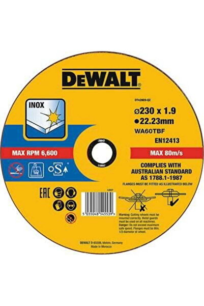 Dewalt DISC METALIC 230x1.9mm