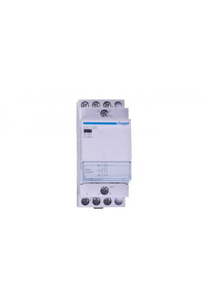 Hager Polo Contactor modular 25A 3Z 0R 230V AC ESC325