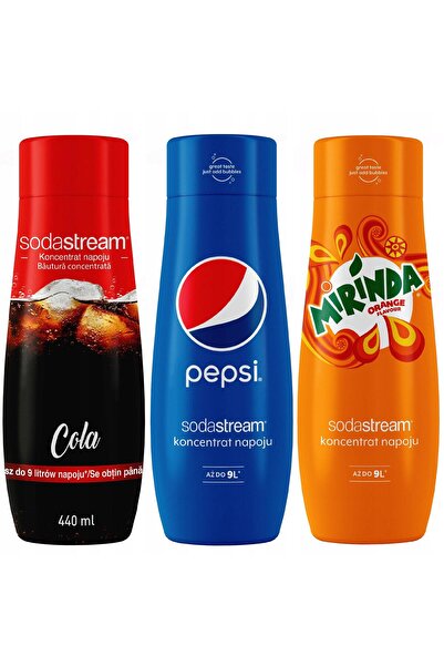 Other Set de 3 concentrate SodaStream Cola+Pepsi+Mirinda