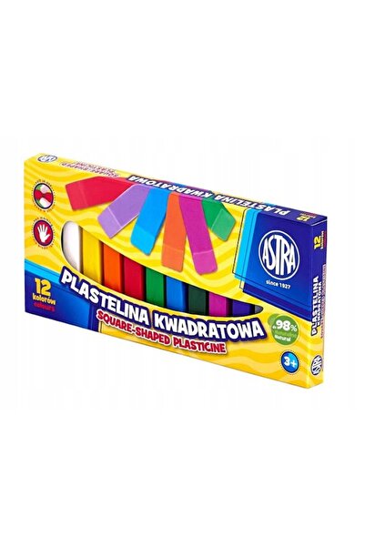 Other Plastilină pătrată pentru școală, 18 culori