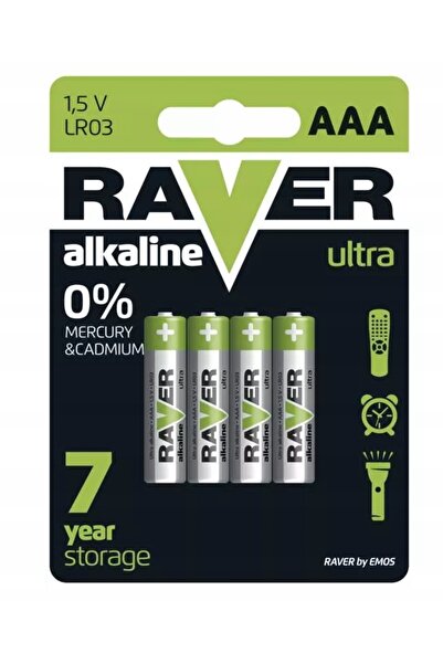 Other Bateria alkaiczna 1,5V LR6 AAA Raver zestaw 4 szt