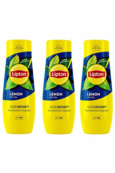 Other Set 3x Lipton Ice Tea Concentrat cu Lămâie SodaStream