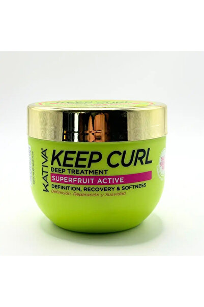 Kativa Superfruit Active Deep Treatment Hair Mask For Curly Hair, Definitin Recovery & Softness- 500