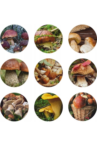 Other Jar lids fi66 mushroom pattern 10 pcs