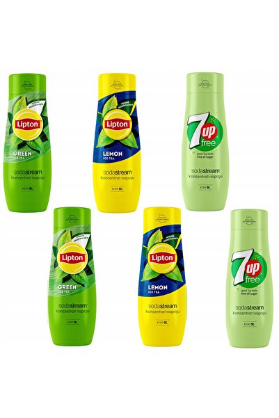 Other Set de 6 concentrate SodaStream 2x (7UpFree + Lipton Lemon + Green)