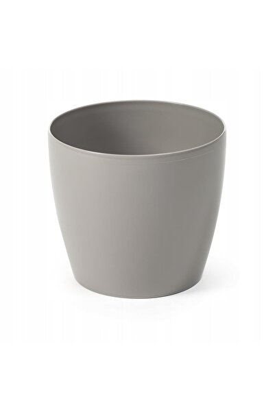 Other Ghiveci cu capac de plastic, gri taupe, 12 cm, Magnolia