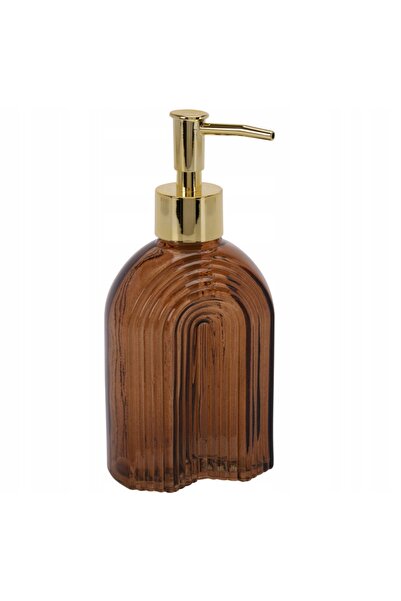 Other Szklany dozownik na mydło w płynie złota pompka 500ml 1szt