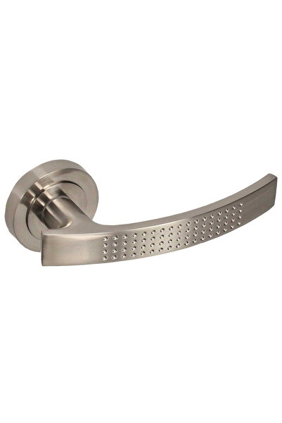 Other Klamka drzwiowa wewnętrzna szyld dzielony okrągły nikiel szczotkowany