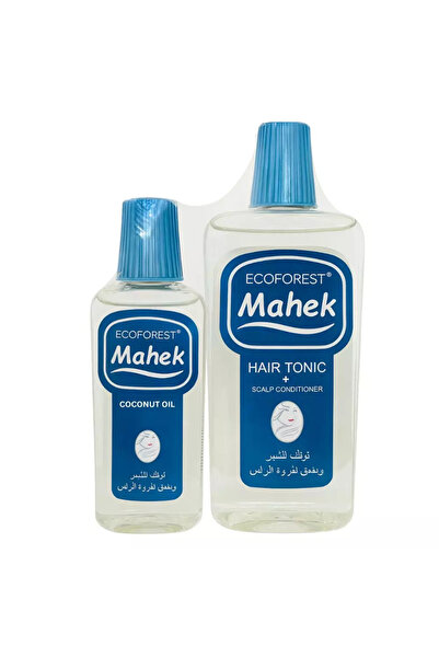 ECOFOREST تونيك الشعر وبلسم فروة الرأس من ماهيك، 300 مل، مع زيت جوز الهند، 200 مل
