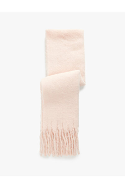 Koton Yumuşak Dokulu Püsküllü Uzun Atkı