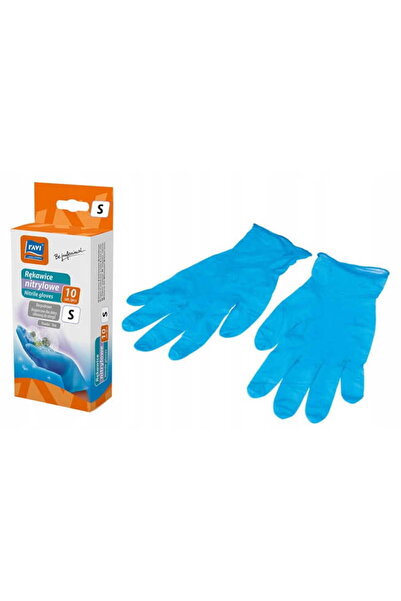 Other Nitrile anti-allergic protective gloves S 10 pieces blue