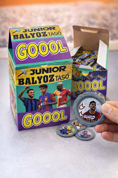 taso8090 Futbolcu Tasoları Balyoz Kalın Futbol Oyun Tasosu Güncel Transferler Futbol Taso (20 adet)