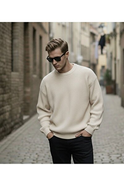 BW Bravely Wear Men's Basic Knitwear Knitted Sweater