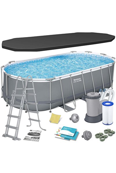 Other Basen ogrodowy stelażowy 549 x 274 x 122 cm 12w1 Bestway 56710