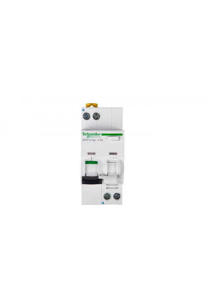 SCHNEIDER Differential circuit breaker 2P 6A C 0.03A type AC iDPN N VIGI A9D3...