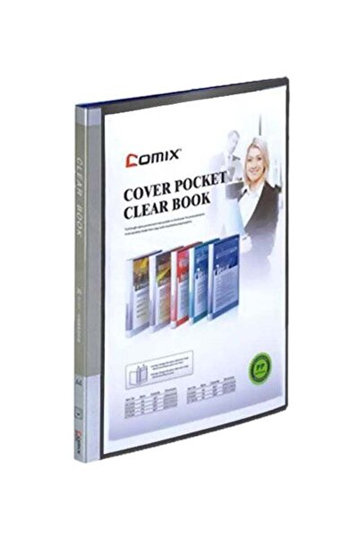 Comix Cover Pocket Book File Folder Black