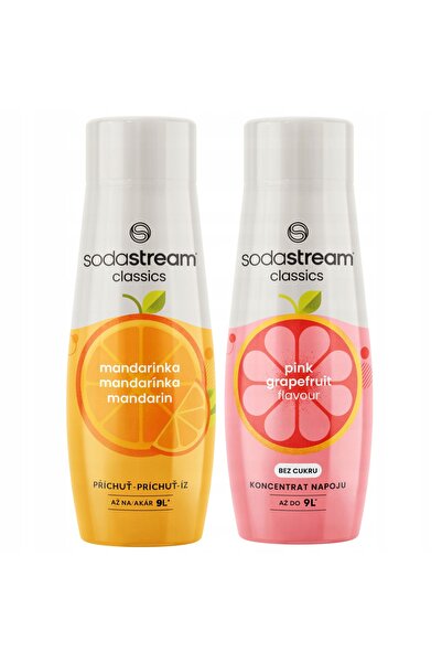 Other Set sirop SODASTREAM Mandarină + Grapefruit Suc pentru dozator de sucuri 2 buc.