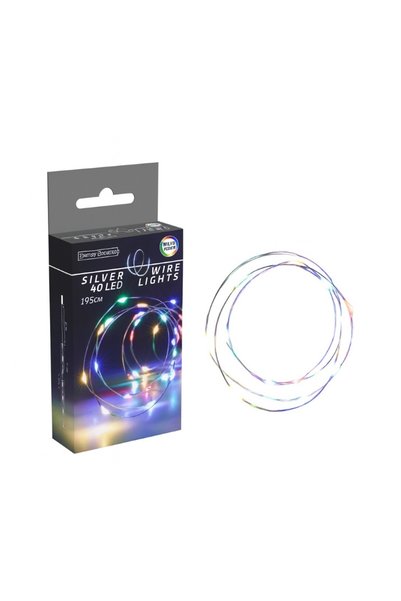 Other Luminițe de Crăciun pe fir, colorate, alimentate cu baterii, 40 LED-uri...