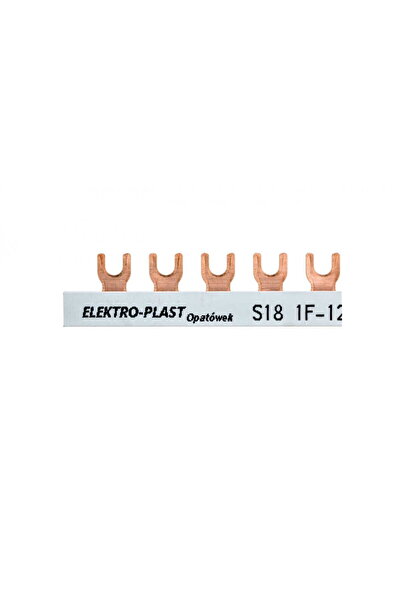 shumee Bară colectoare de conectare 1P 63A 12mm2 furcă (18 module) 1F S18 1F-...