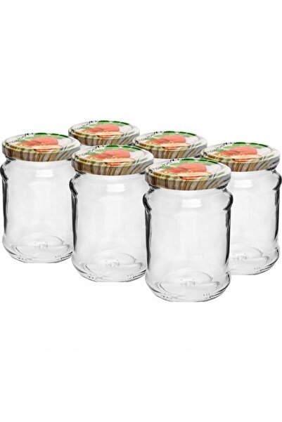 Other Borcan de sticlă pentru conserve cu capac filetat 250ml, 6 buc.