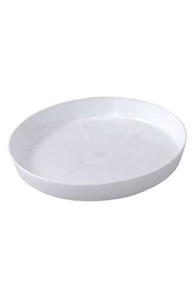 Other Farfurie pentru ghiveci, albă, 169x24cm, plastic lucios