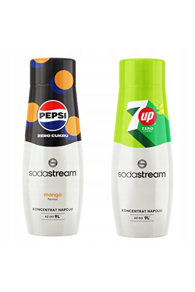 Other Set de 2 concentrate și siropuri Sodastream. Pepsi MAX Mango Zero + 7Up gratuit
