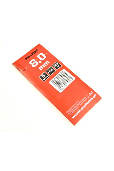 Other AWTOOLS METAL DRILL WHITE 8.0mm/5pcs.