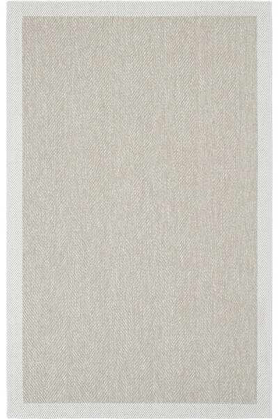 Cool Halı Easy Nunique Bej Krem Sisal Görünümlü Dokuma Taban İnce Yumuşak Bal...