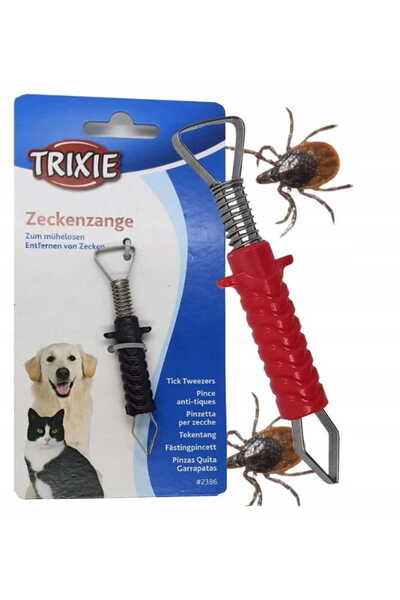 Other Pensetă Trixie pentru îndepărtarea căpușelor cu arc, 8 cm