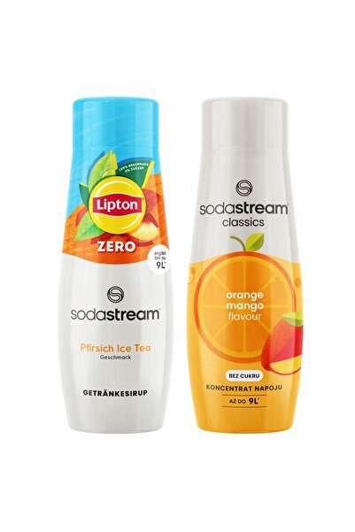 Other 2x Lipton Ice Tea cu piersică, fără zahăr, sirop SodaStream + portocale și mango