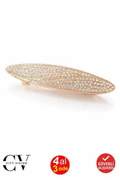 cityvision Agrafă de păr automată pentru femei, cu piatră de zircon, culoare ...