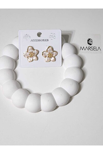 GÜLNAR BİJUTERİ Sakura Flower Earrings