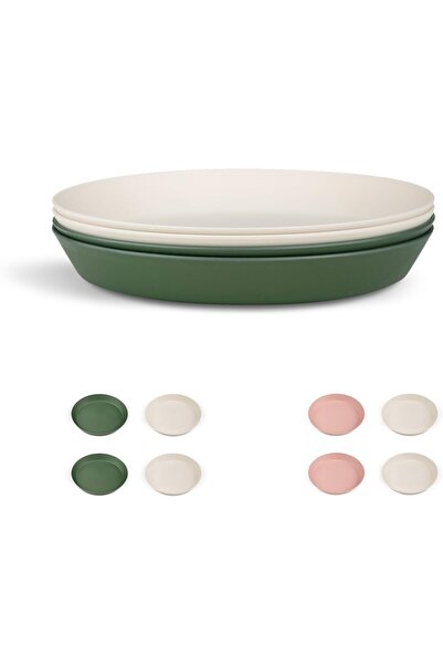 Citron - Unbreakable Plates Set of 4 | 100% Organic | Reusable, Biodegradable, Environment friendly