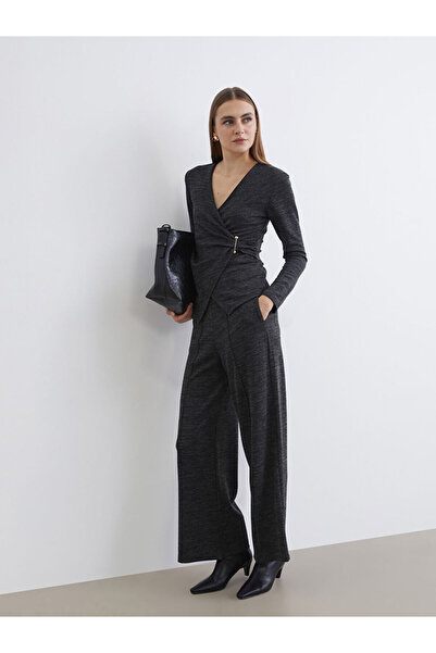 LC Waikiki Sparkling Choices from Shining Store Women's Wide Leg Pants with W...