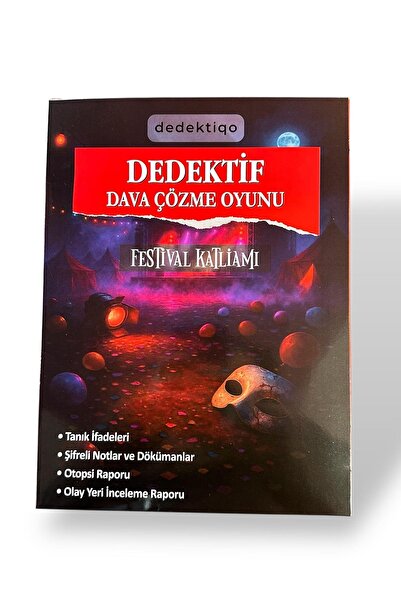 TAKIŞTIR Dedektiflik Cinayet Çözme Oyunu - Festival Katliamı