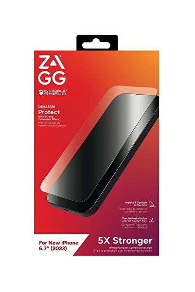 Generic واقي شاشة شفاف من إنفيزبل شيلد لهاتف آيفون 15 بلس