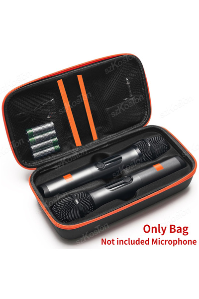 choice2 حقيبة ميكروفون لاسلكي سوداء لنظام JBL PartyBox اللاسلكي ثنائي الميكرو...
