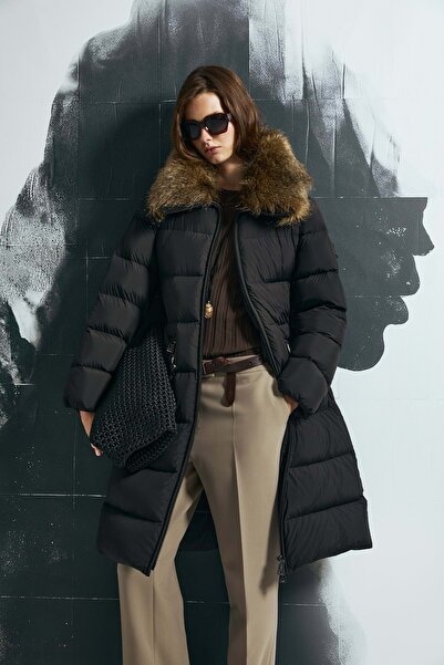 Lufian 122120046 Eco Goose down Women's Coat Black