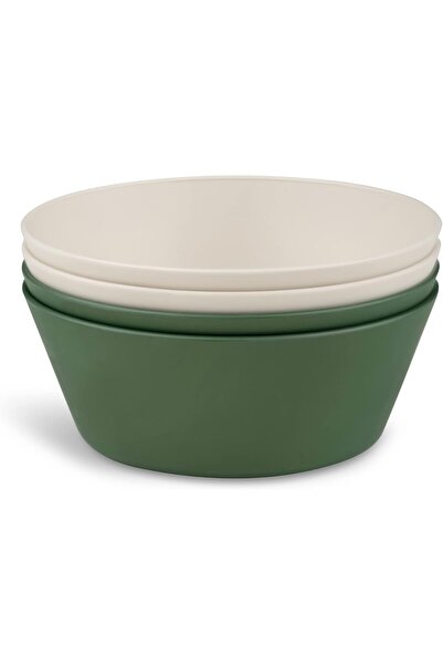 Citron Unbreakable Bowls Set of 4 | 100% Organic | Reusable, Biodegradable, Environment friendly