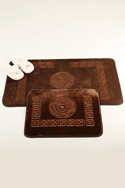 Bella Home Set de toaletă din 2 piese - Lavabil - Bază anti-alunecare